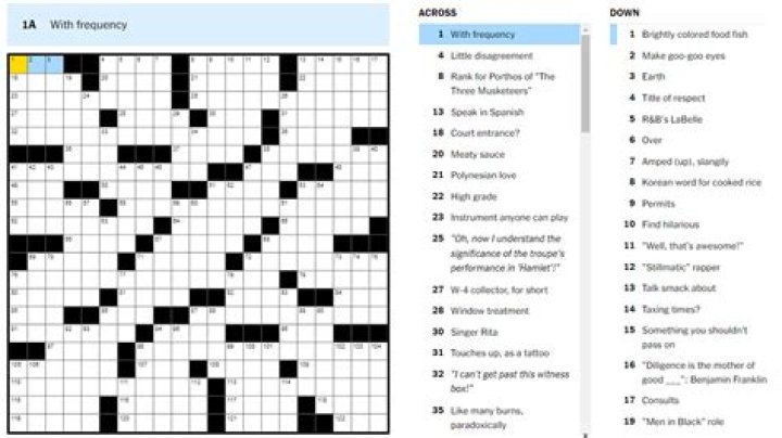 NYT Crossword Answers for March 03 2023
